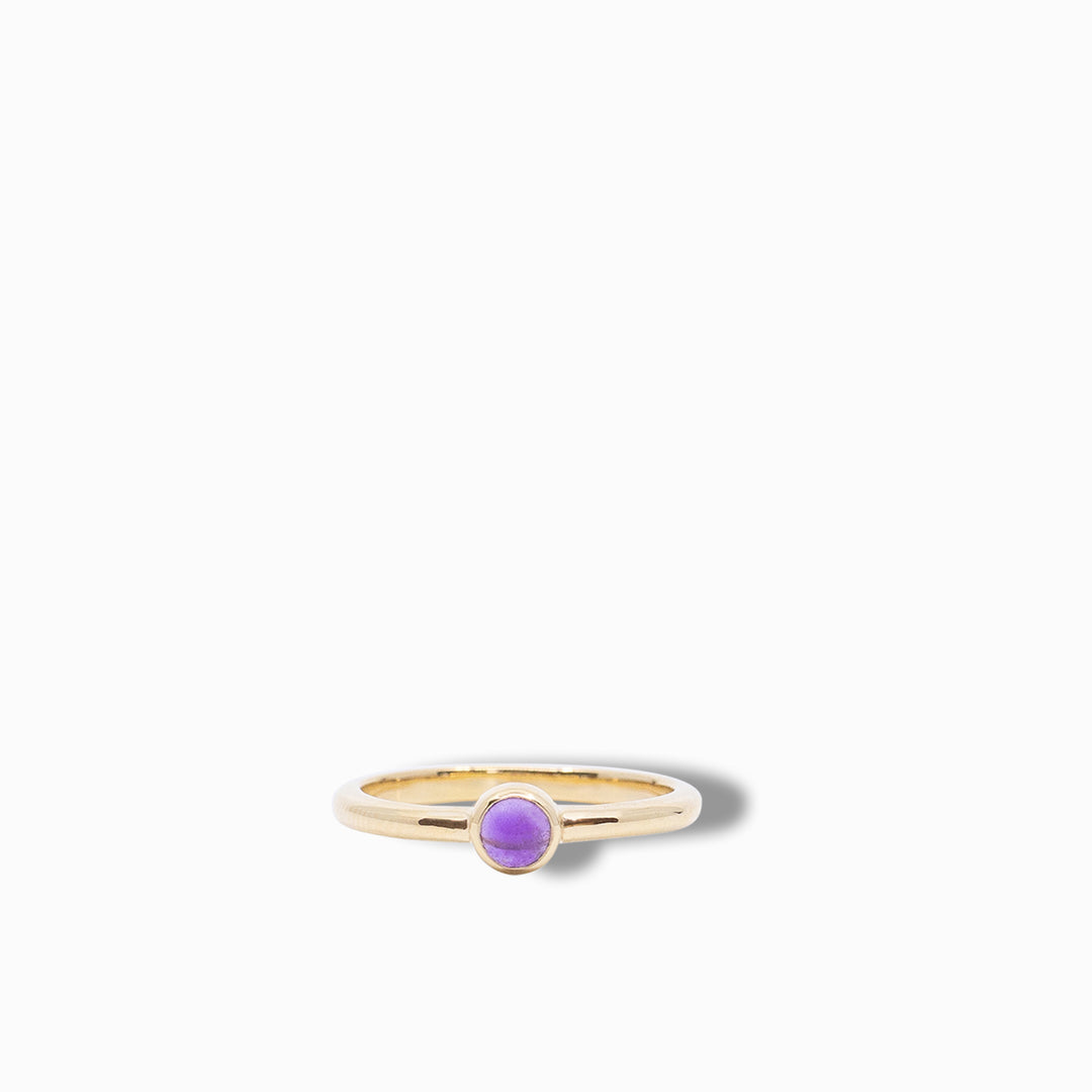 Mini Rainbow Ring in Amethyst
