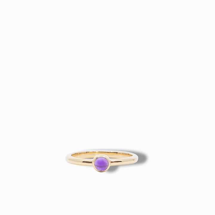 Mini Rainbow Ring in Amethyst