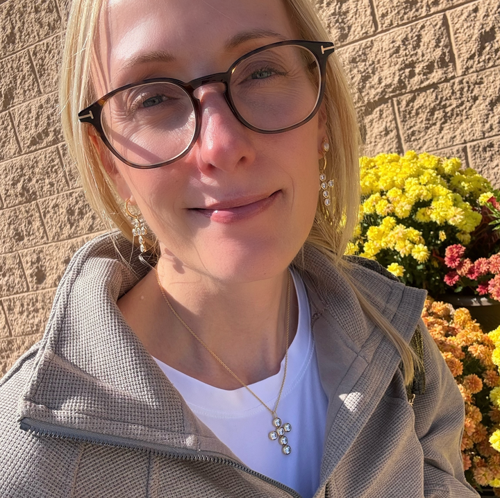 Cross Pendant Necklace in Cubic Zirconia