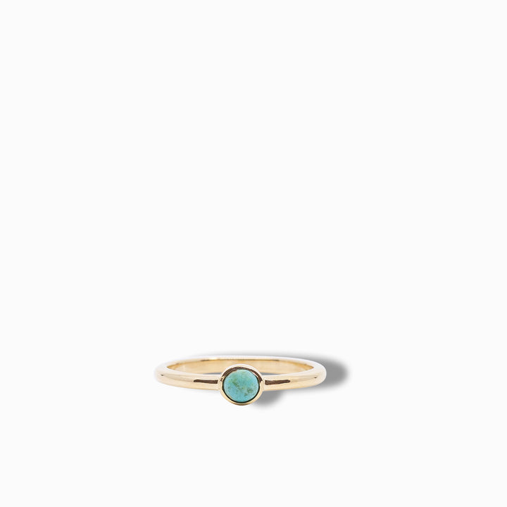 Mini Rainbow Ring in Turquoise
