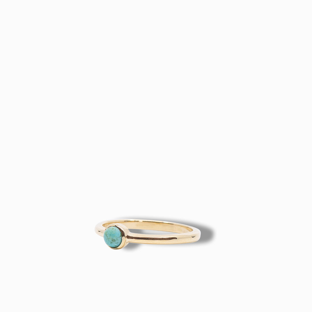 Mini Rainbow Ring in Turquoise