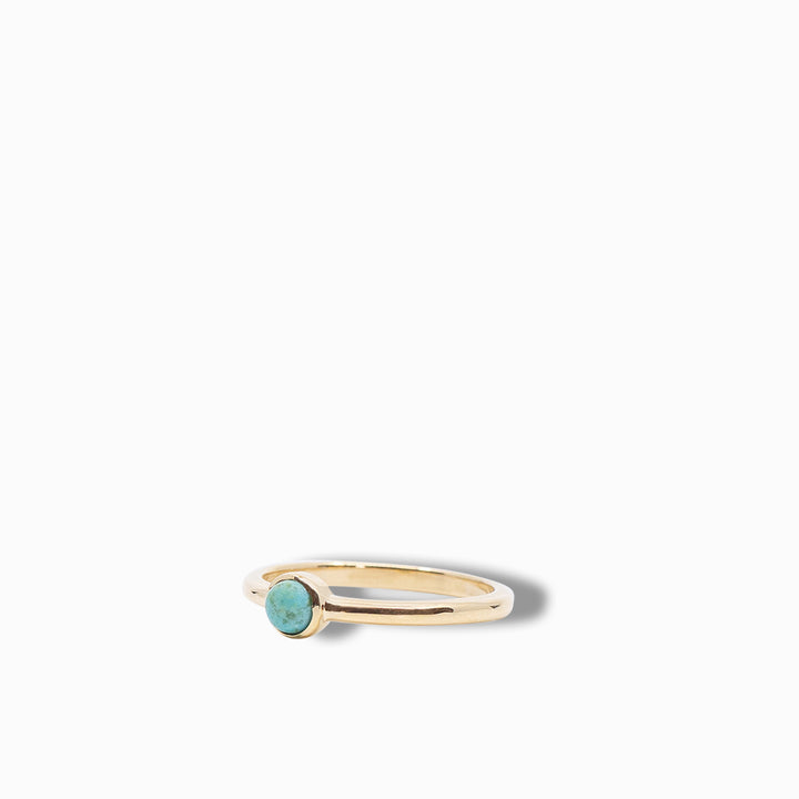 Mini Rainbow Ring in Turquoise