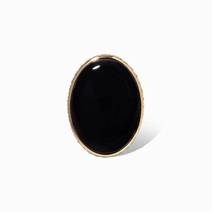 KA Statement Ring in Black Onyx
