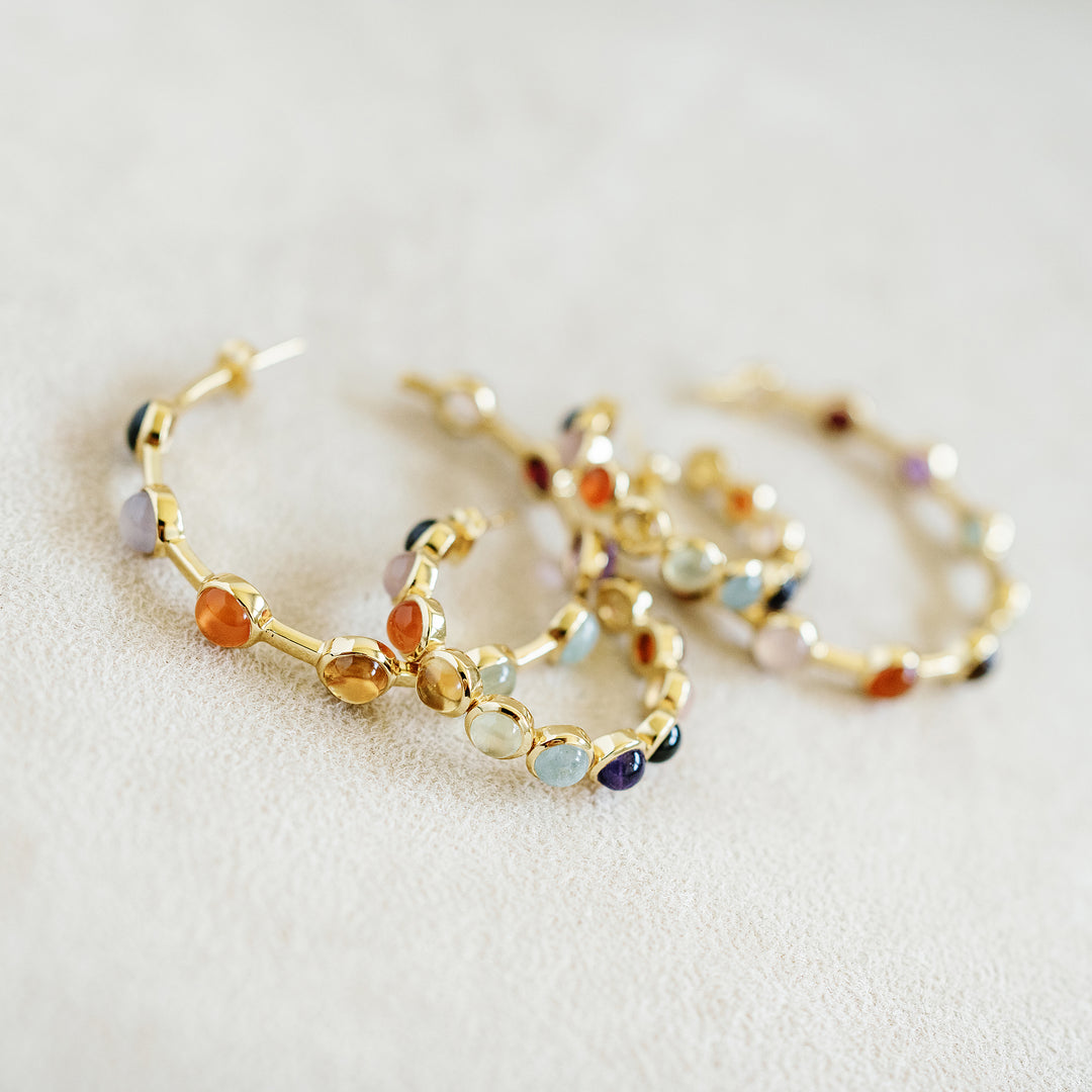 Rory's Rainbow 30mm Hoop Earrings