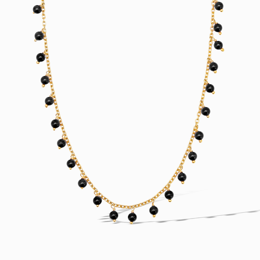 Moira Necklace in Black Onyx