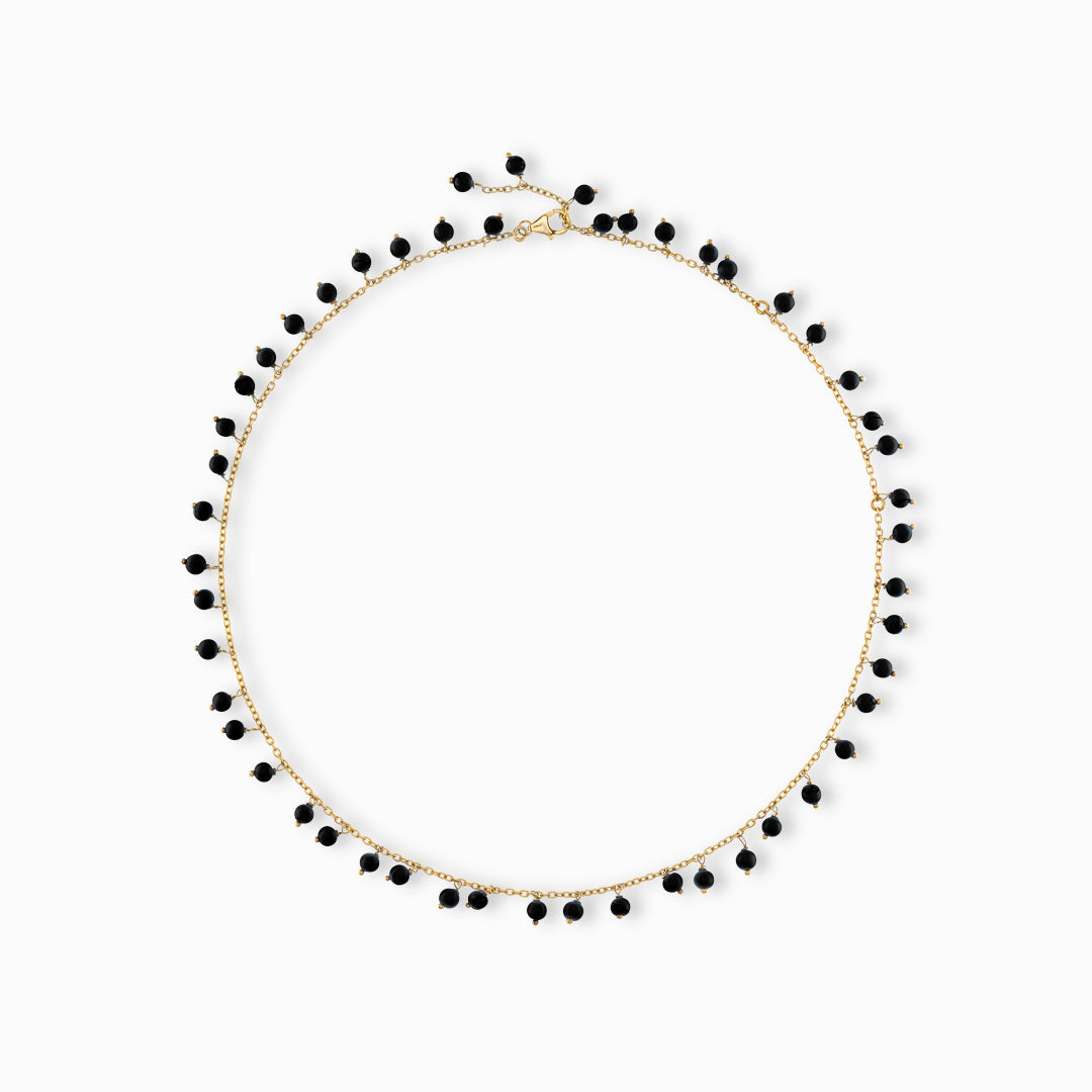 Moira Necklace in Black Onyx