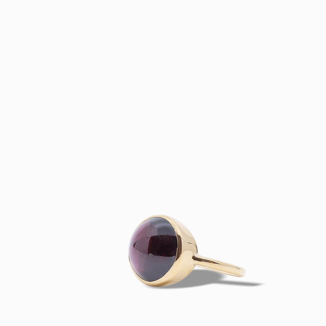 Rainbow Ring in Garnet