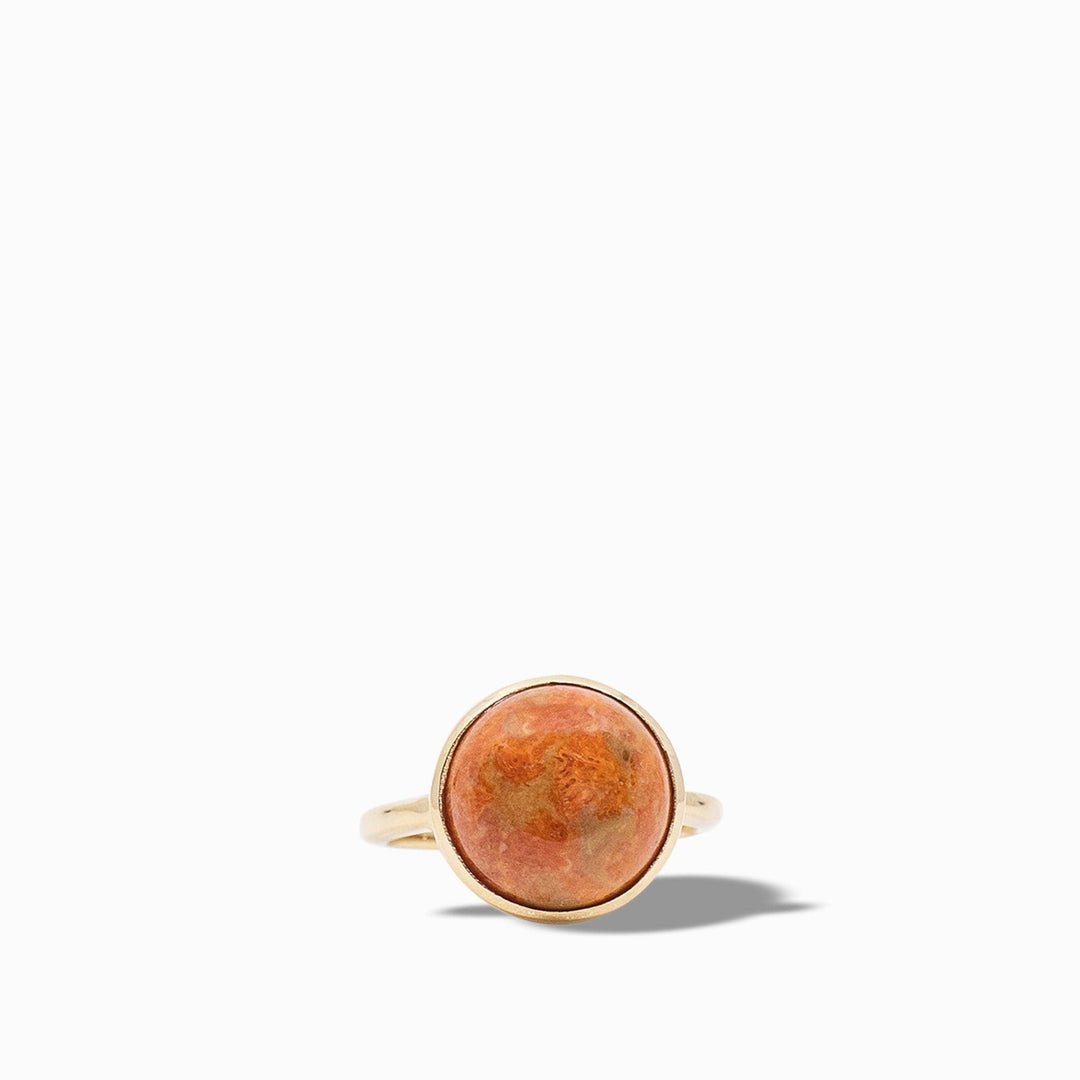 Rainbow Ring in Orange Coral