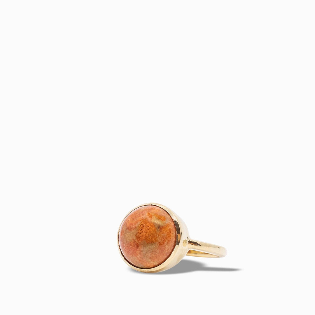 Rainbow Ring in Orange Coral