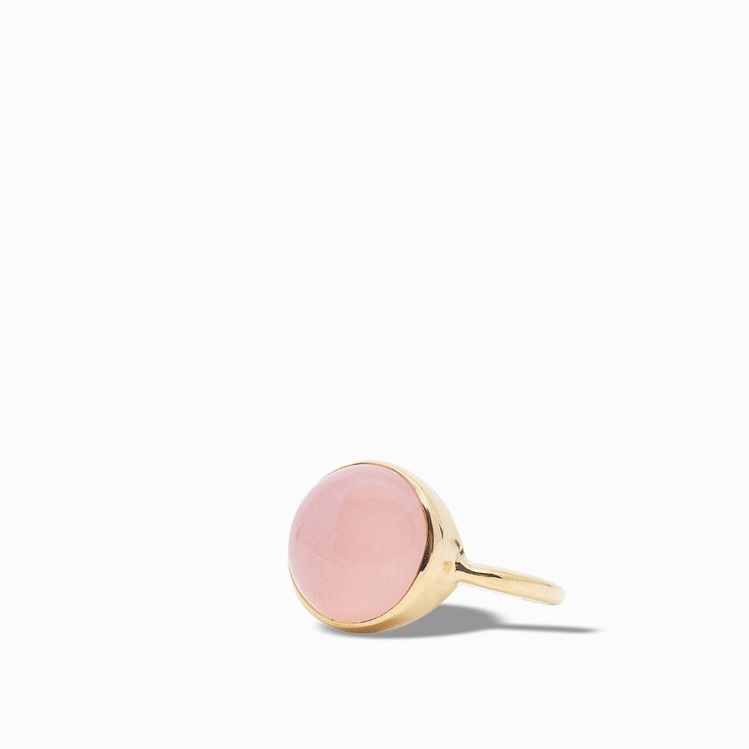 Rainbow Ring in Pink Chalcedony