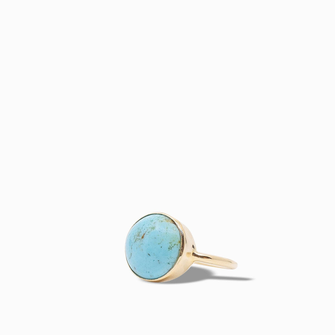 Rainbow Ring in Blue Mohave Turquoise