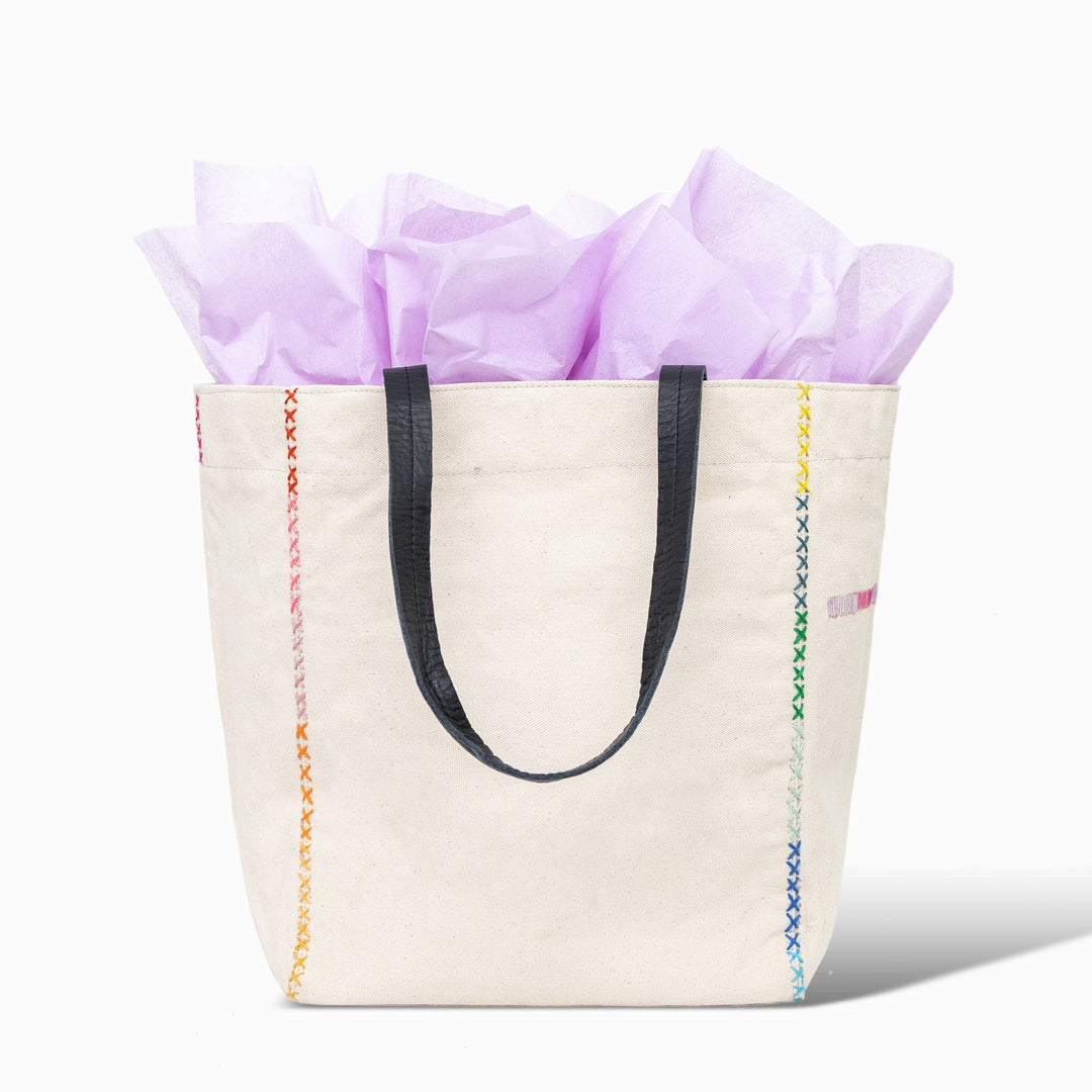 RAINBOW TOTE BAG - Laura Foote Designs