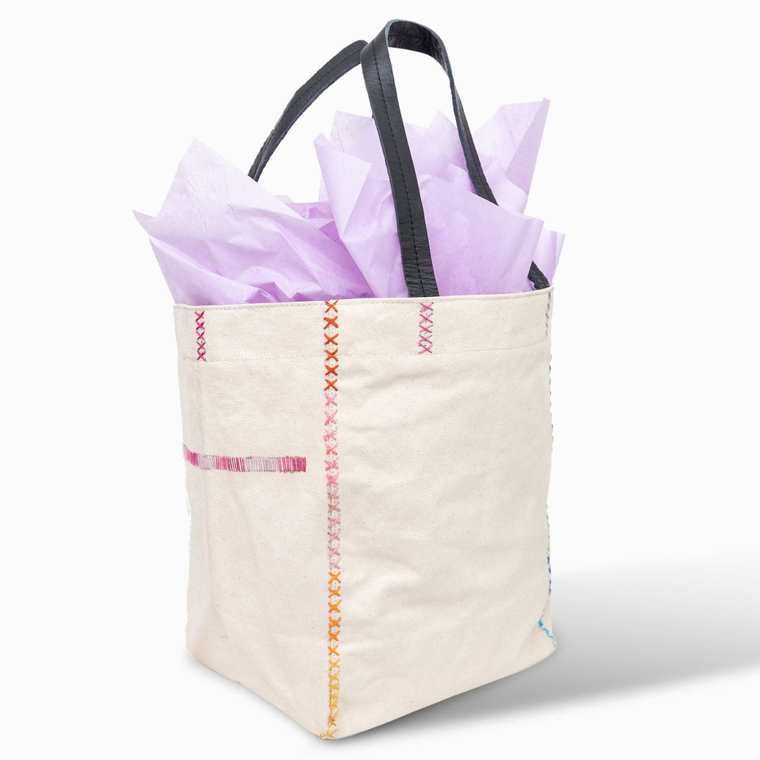 RAINBOW TOTE BAG - Laura Foote Designs