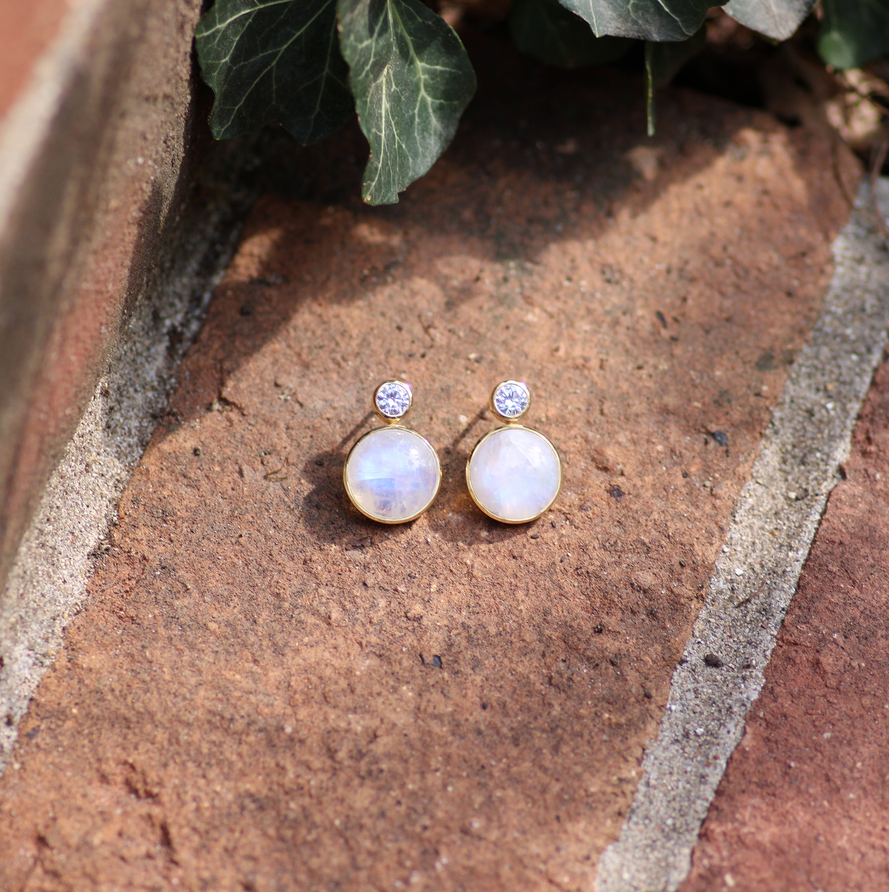 Moonstone Earrings | Moonstone Stud & Drop Earrings