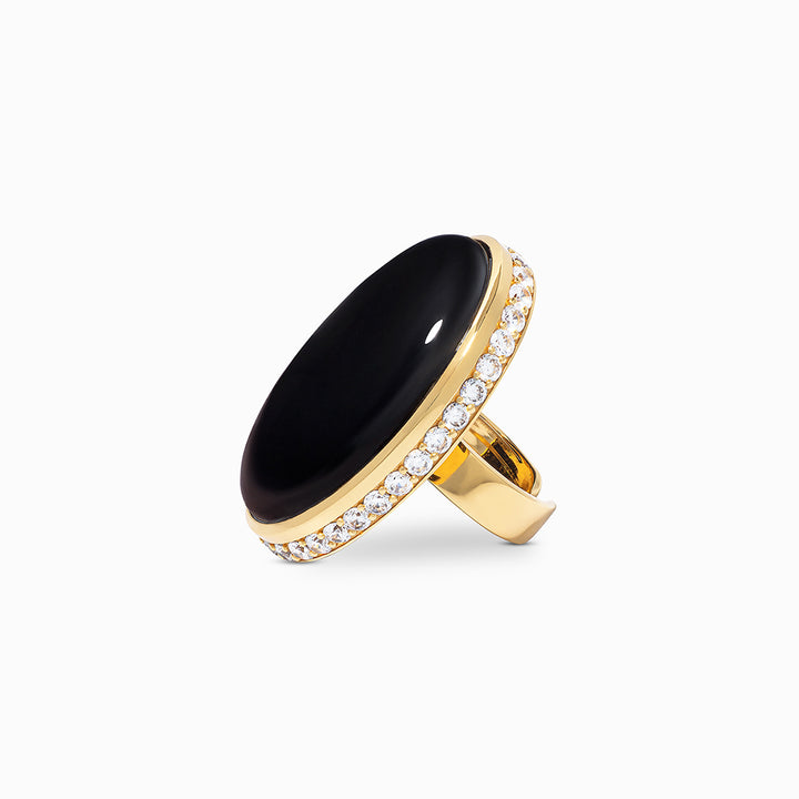KA Statement Ring in Black Onyx