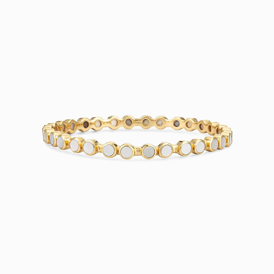 Mother of Pearl Bangle Bracelet
