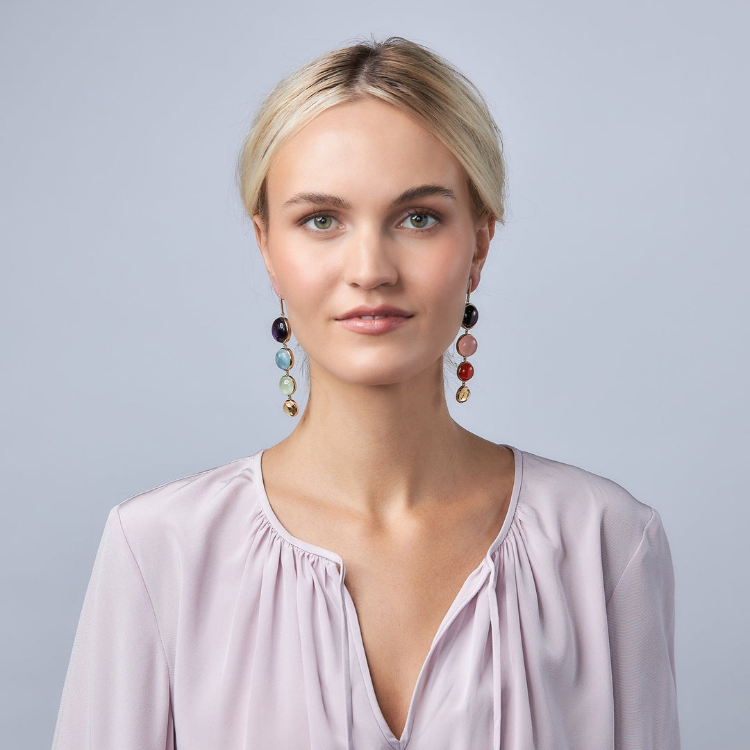 Happy Drop Earrings in Roy G. Biv