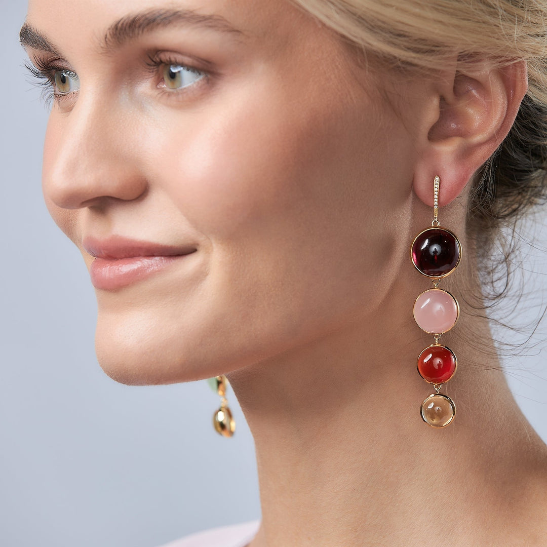 Happy Drop Earrings in Roy G. Biv