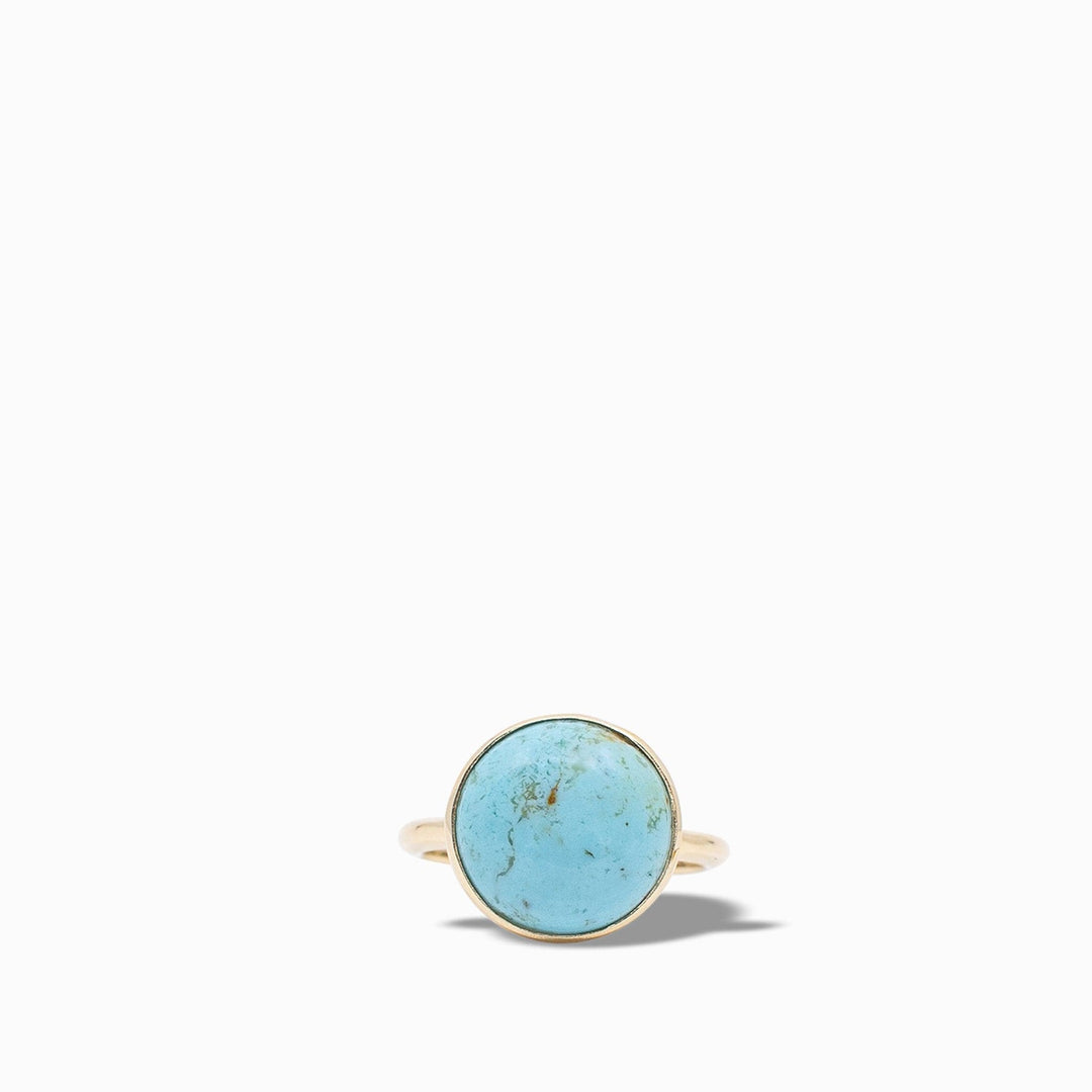 Rainbow Ring in Blue Mohave Turquoise