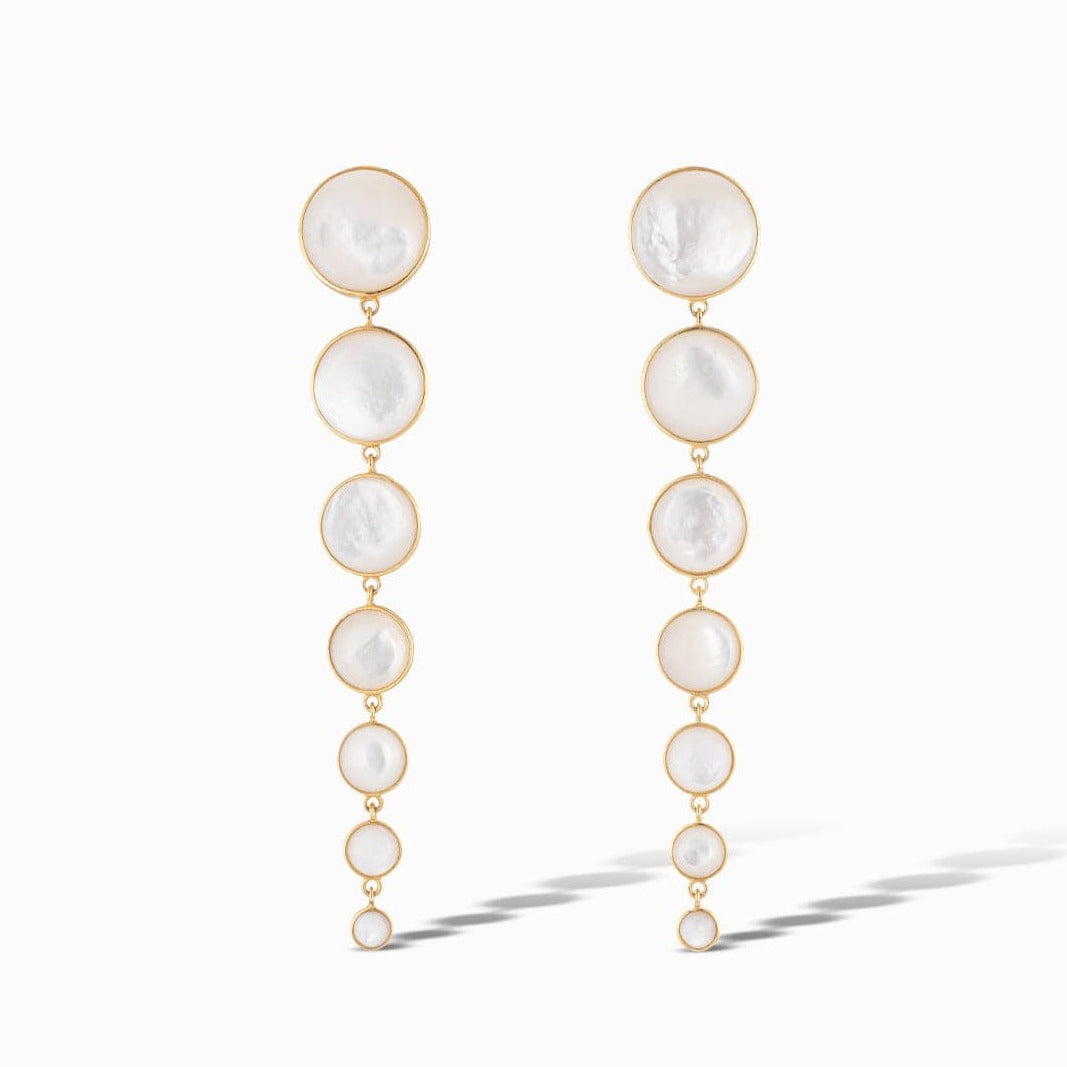 DROPPING CIRCLES in MOTHER OF PEARL - Laura Foote Designs