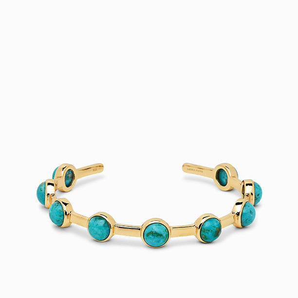 Becky Cuff Bracelet in Mohave Turquoise