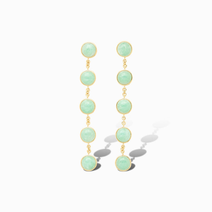 Don't Get Dang'led Earrings in Amazonite