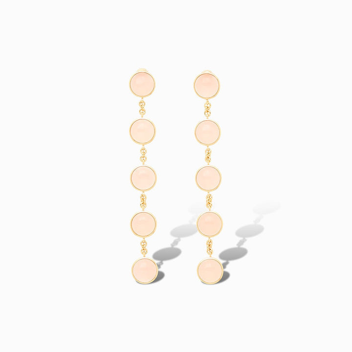 Don't Get Dang'led Earrings in Pink Chalcedony