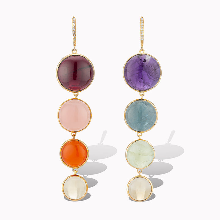 Happy Drop Earrings in Roy G. Biv