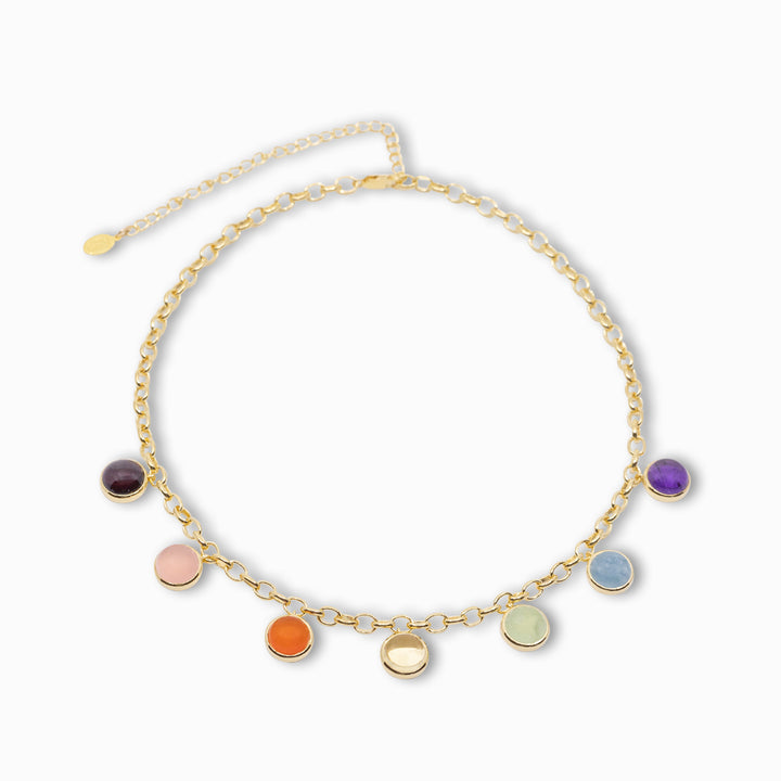ROY G. BIV Gold Chain Charm Necklace